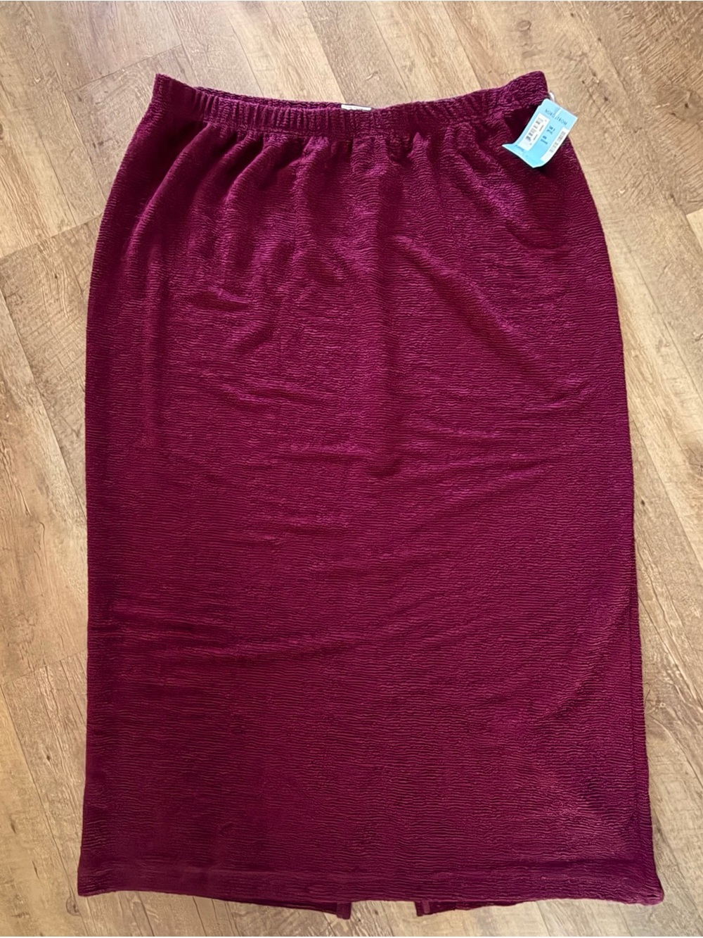 Vikki Vi Maroon Midi Knit Skirt
